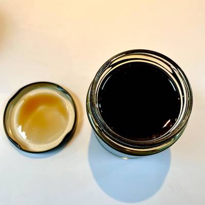 Black honey from the Barnston Estate