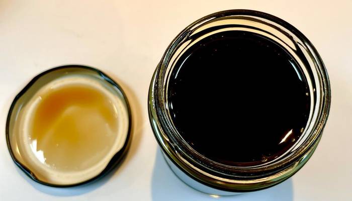 Black honey from the Barnston Estate