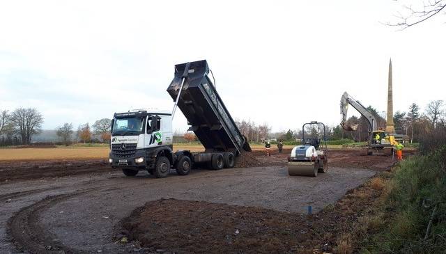 Work underway on Monument Meadow Natural Burial Ground